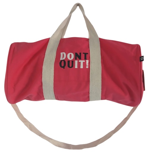 [GymB-01] Bolsa de deporte "No te rindas" - Rosa cereza