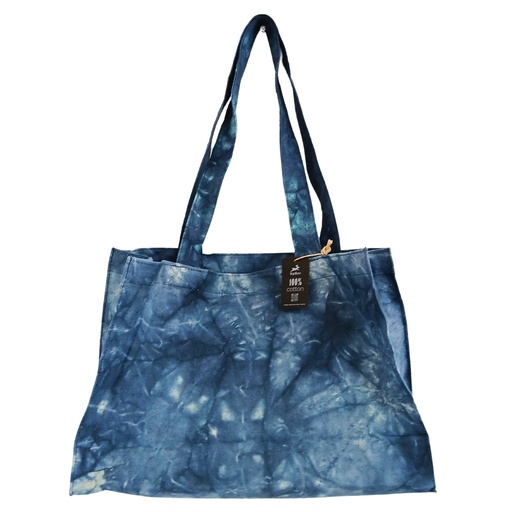 [HHHB-02] Bolsa de Mano - Efecto Lavado Azul Mar Profundo