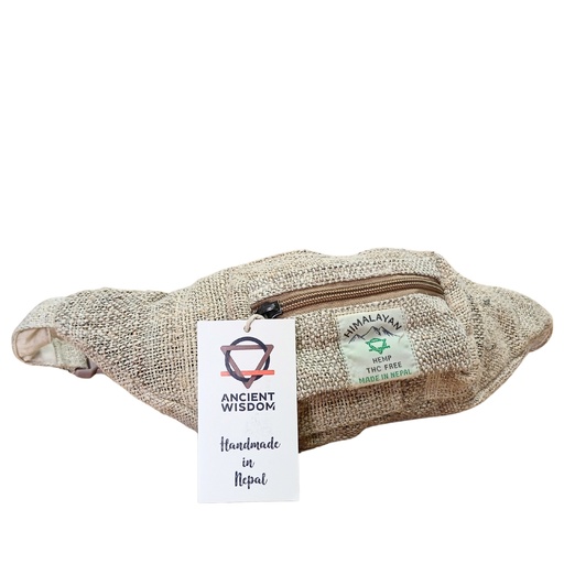 [HempB-50] Riñonera de Cáñamo Extra Puro