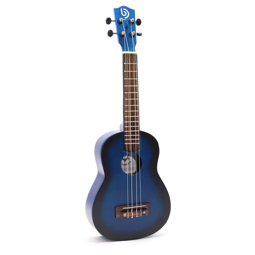 [VGit-03] Ukelele Artesanal - Acabado Sunburst Azul (4 Cuerdas)
