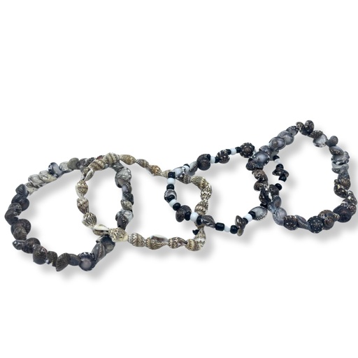 [HFB-05] Pulseras de la Amistad Hechas a Mano - Mini Conchas de Playa Besti (surtido)