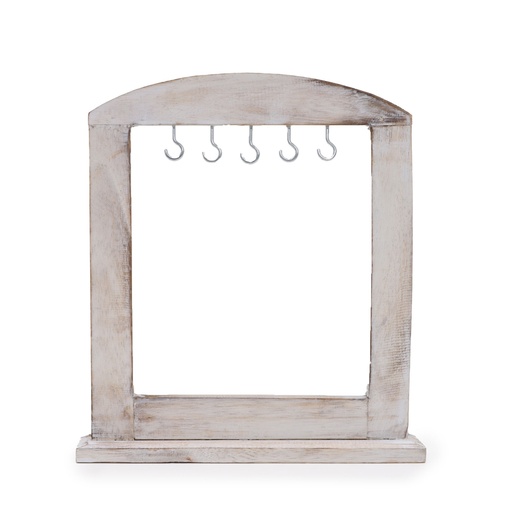 [PPSF-12] Soporte Pequeño para Colgar - Madera Blanqueada (30x25 cm)