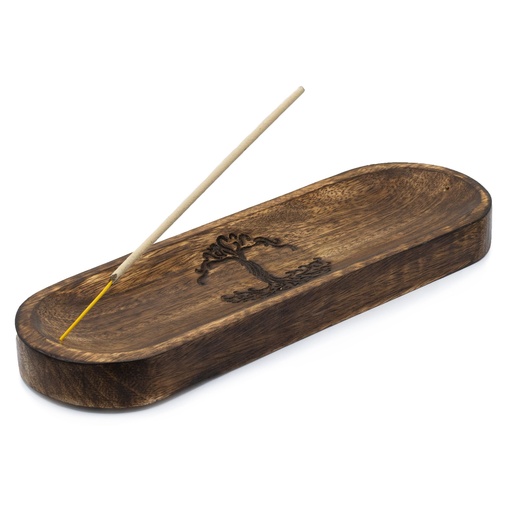 [ISH-251] Bandeja grande para incienso 30x10cm - Árbol de la Vida