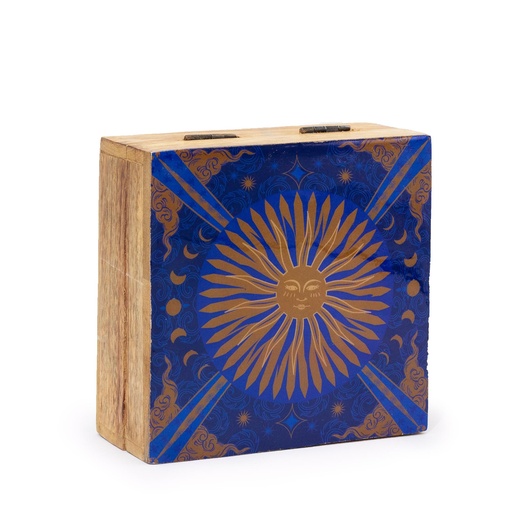 [HHENBT-03] Caja Mediana Cuadrada 13.5x13.5x6cm - Sol - HOPE HARE