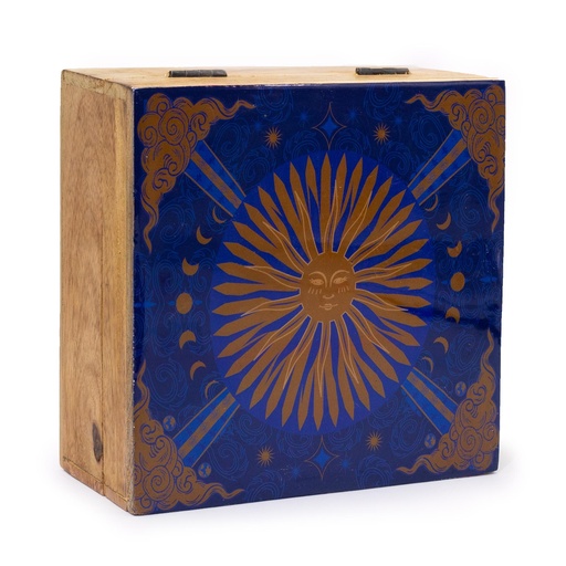 [HHENBT-05] Caja cuadrada grande 15x17.5x8cm - Sol - HOP HARE