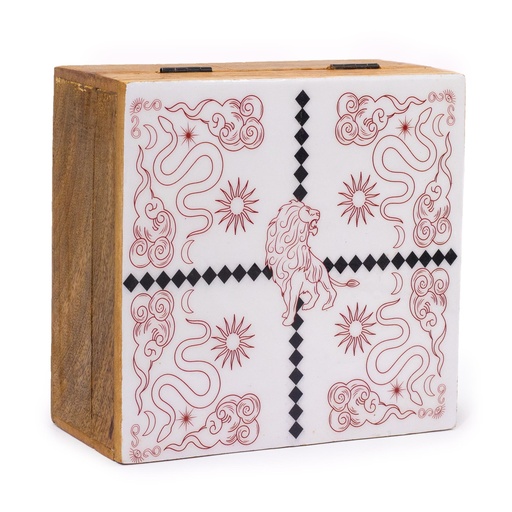 [HHENBT-06] Caja cuadrada grande 15x17.5x8cm - León - HOP HARE