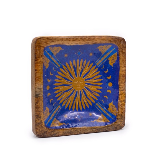 [HHENBT-08] Bandeja cuadrada grande 15x15x2.5cm - Sol - HOP HARE