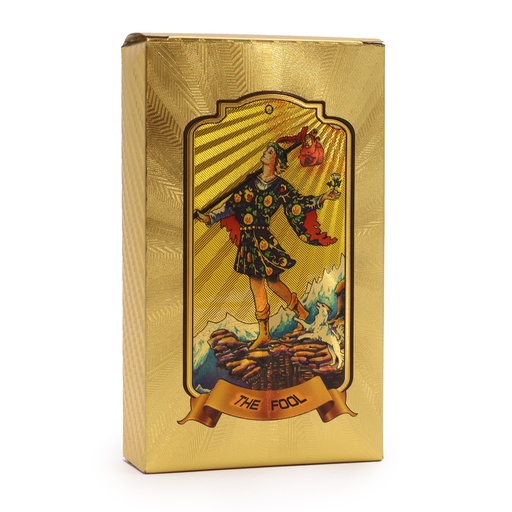 [TarotC-01] Set Cartas del Tarot Doradas