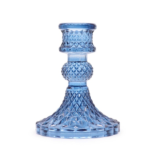 [GCHD-01] Portavelas vintage para cena - Azul real