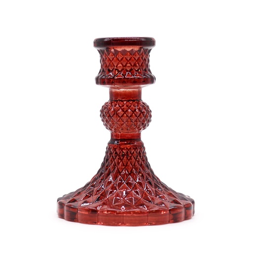 [GCHD-04] Portavelas Vintage para cena - Rojo Vampiro