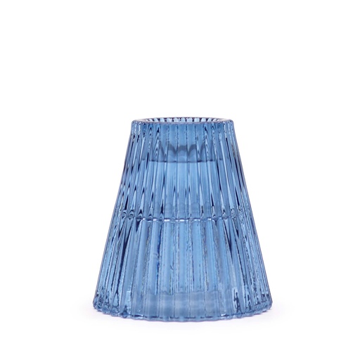 [GCHD-06] Portavelas reversible para cena / vela de té - Azul real