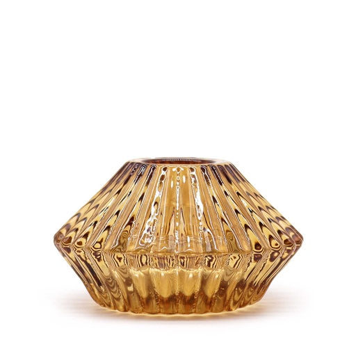 [GCHD-12] Portavelas reversible con diseño de flor para cena / vela de té - Azul real