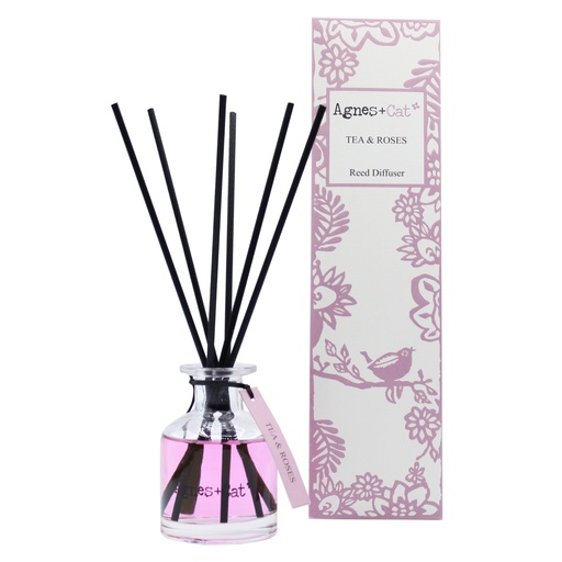 [ACD-14a] Difusor de caña de 140 ml - Té y Rosas