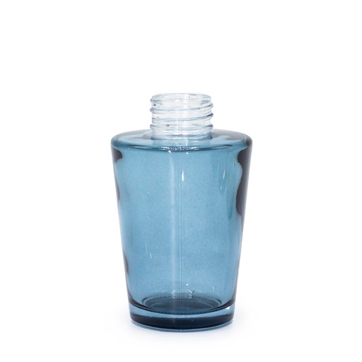 [RDBot-26] Botella de difusor de varillas en forma de jarrón de 100 ml  - Azul ahumado