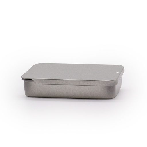 [MTin-10] Dispensador de minilata con tapa deslizante - 20 g (7x4,2x1,5 cm)