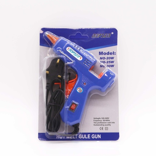 [GlueG-01EU] Pistola de Pegamento caliente mini Nopsen 30W Pro (enchufe UE) - para barras de 7 mm