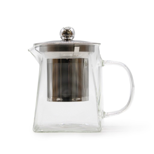 [GTeaP-06] Tetera con infusor de vidrio - Forma de torre - 350ml