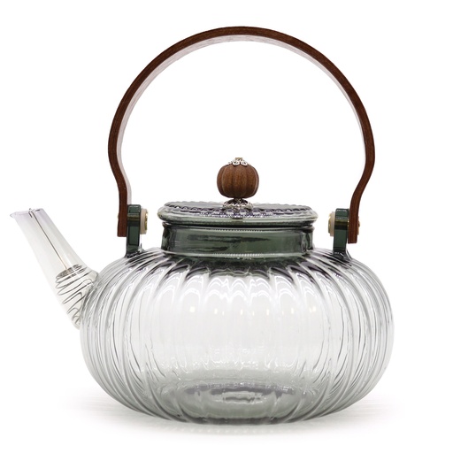 [GTeaP-13] Tetera con Infusor de Vidrio - Carbón Nacarado - 950ml