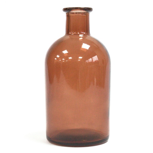 [RDBot-05] 250 ml Botella de lujo cuadrada y tapa difusora - Ambar