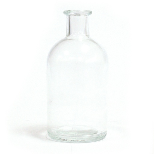 [RDBot-07] 250 ml Botella difusora redonda de caña antigua - Claro