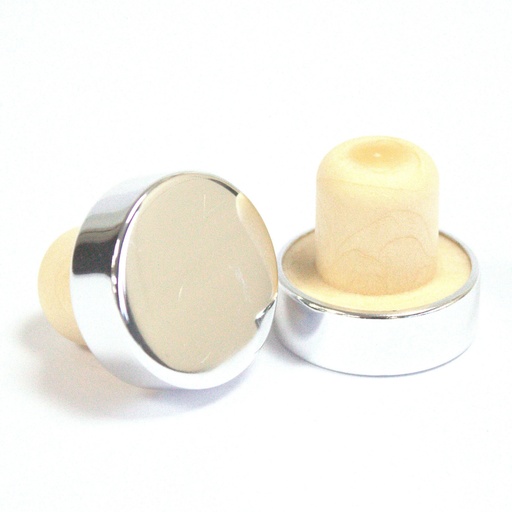 [RDBot-18s] Tapón para RDBot-08/09/10 2.2cm - Plateado