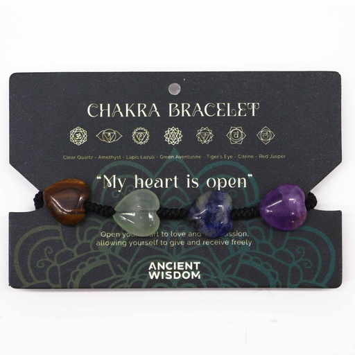 [ChkSB-05] Pulseras de chakras - Corazon