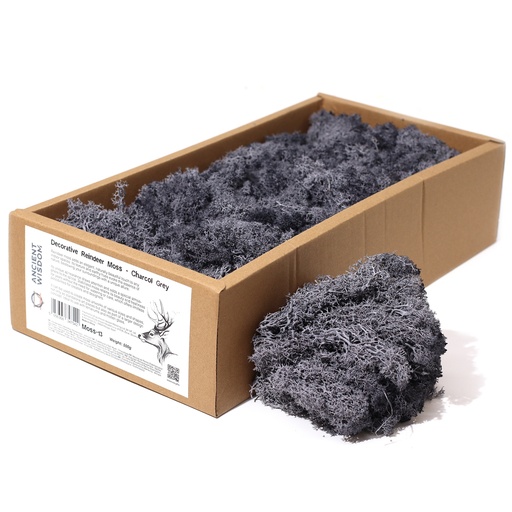 [Moss-13] 1x Musgo decorativo - Gris - (aprox. 500g)