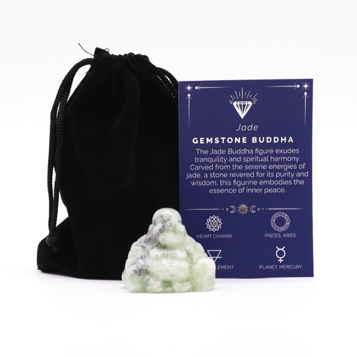 [GemF-61] Gema Buda Pequeño - Jade 35x40x23mm