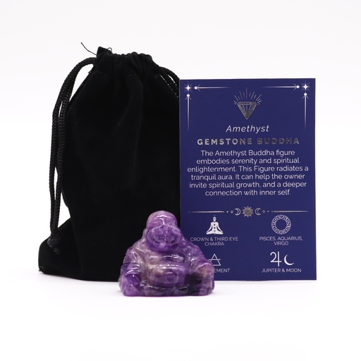 [GemF-64] Gema Buda Grande - Amatista 50x40x20mm