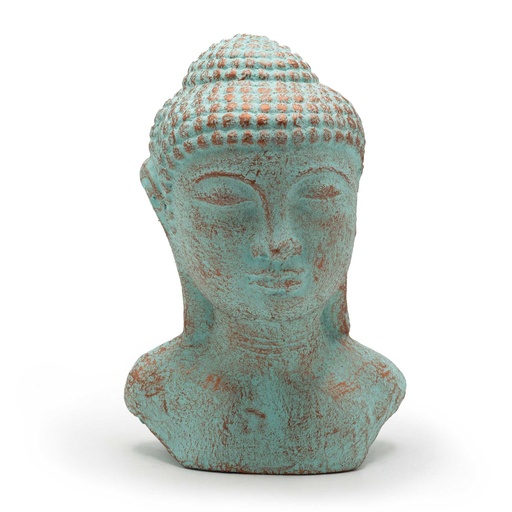 [Bast-04] Cabeza de Buda Tranquilidad - Cobre verde