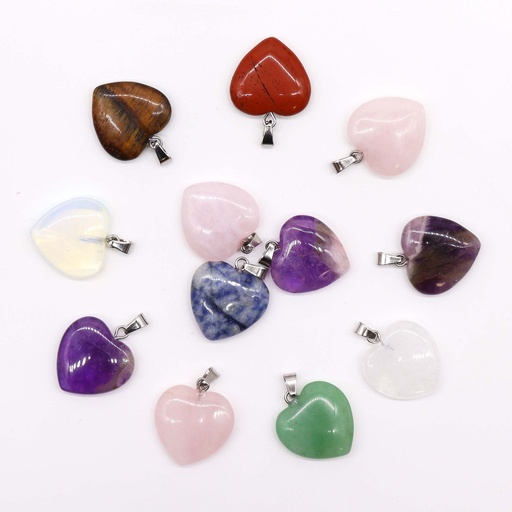 [GemPD-15] Colgantes Corazón - 20x6mm