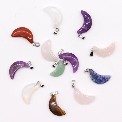 [GemPD-20] Colgantes Lunas - 20x13mm