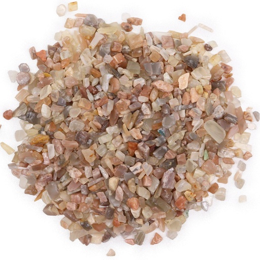 [NMGC-11] Moonstone Gemstone Chips Bulk - 1KG