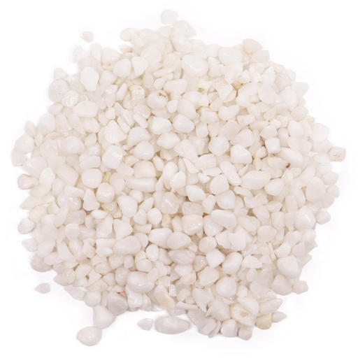 [NMGC-13] White Quartz Gemstone Chips Bulk - 1KG