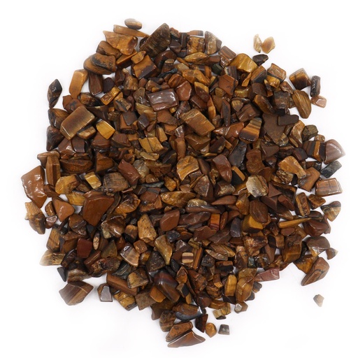 [NMGC-15] Tiger Eye Gemstone Chips Bulk - 1KG