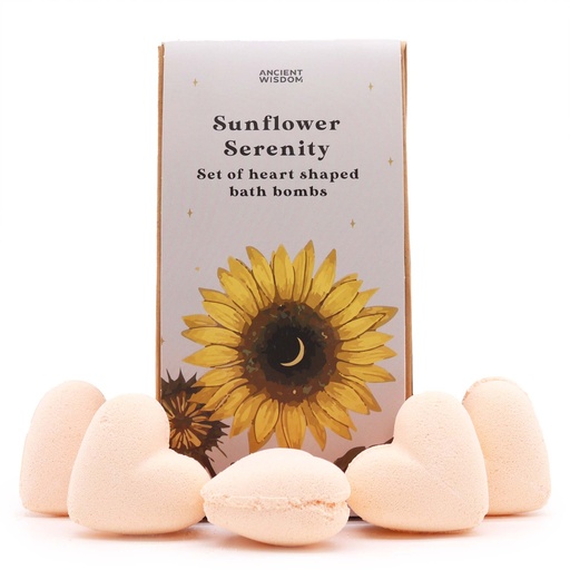 [HBBS-04] Set de Bombas de Baño de Corazón-Girasol