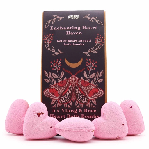 [HBBS-03] Set de Bombas de Baño de Corazón-Encantador Corazón Cielo