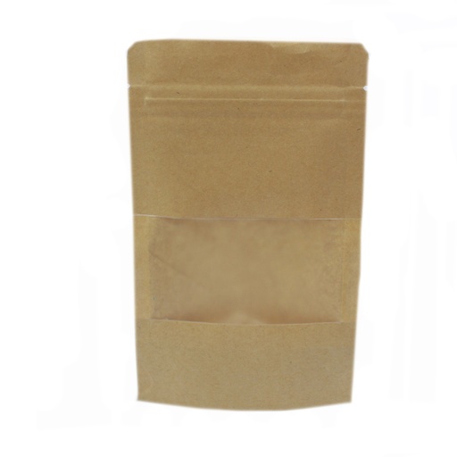[KWB-02] Bolsas kraft con ventana 12x20 cm