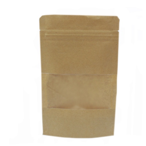 [KWB-03] Bolsas kraft con ventana 16 x24 cm