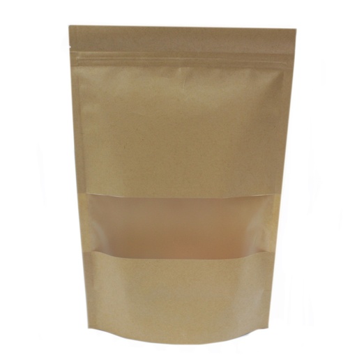 [KWB-05] Bolsas kraft con ventana 10x20m
