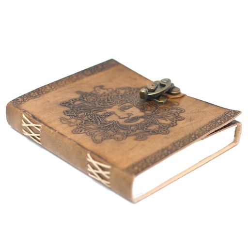 [LBN-01] Leather Greenman Notebook
