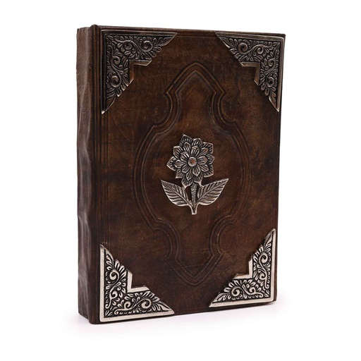 [LBN-36] Libro Bronceado Rojo - Decoracion de rosas de zinc con bordes de cubierta