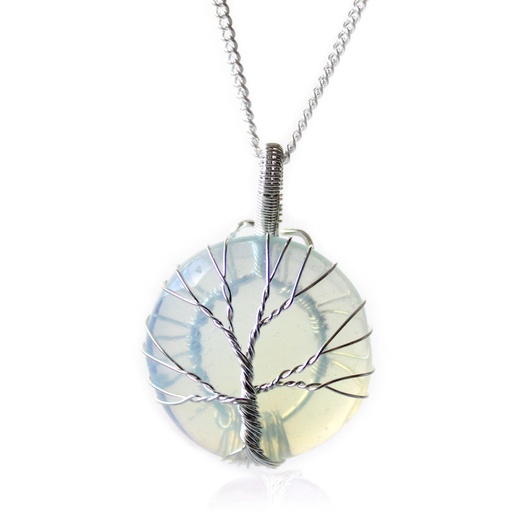 [IGJ-05] Collar Árbol de la Vida - Opalita