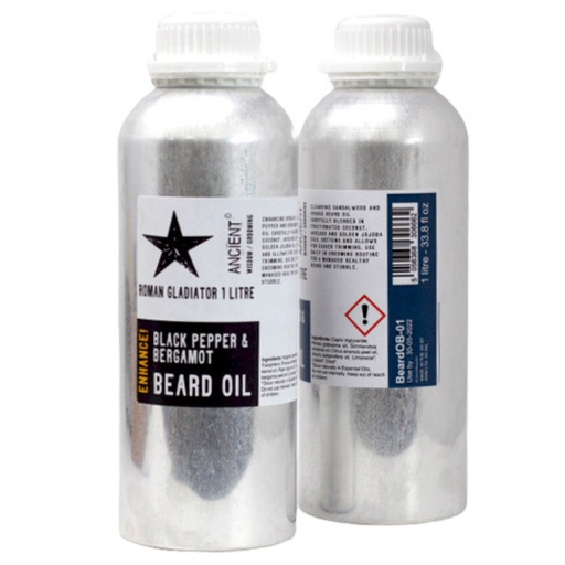 [BeardoB-02] Aceite para Barba de 1 Litro - Abeto Nórdico - ¡Regenera!