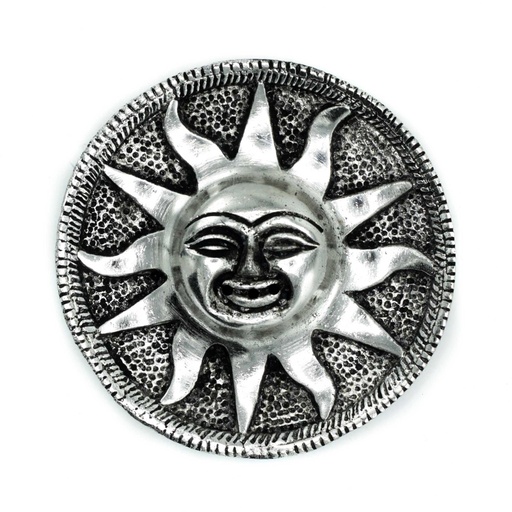[PAIH-03] Porta Incienso Sol Aluminio Pulido 9m