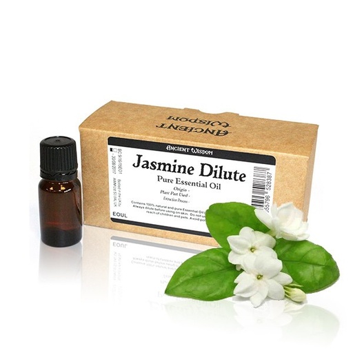 [EOUL-11] 10ml Aceite esencial sin etiqueta jazmín diluido