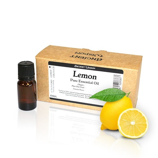 [EOUL-12] 10ml Aceite esencial sin etiqueta limón
