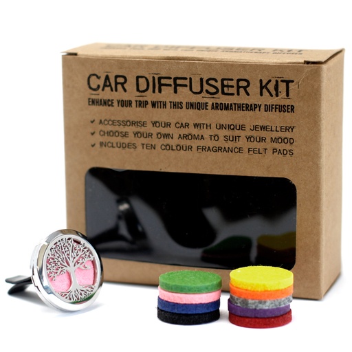 [AromaC-02] Kit difusor para coche - Árbol de la vida - 30mm