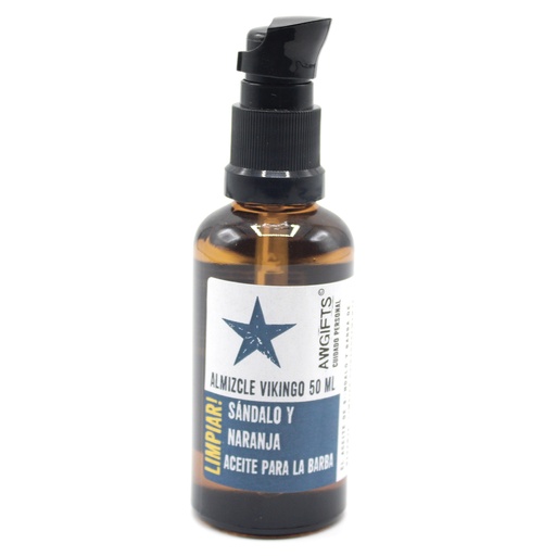 [BeardO-01] 50ml Aceite para la barba - Almizcle Vikingo - Limpia!