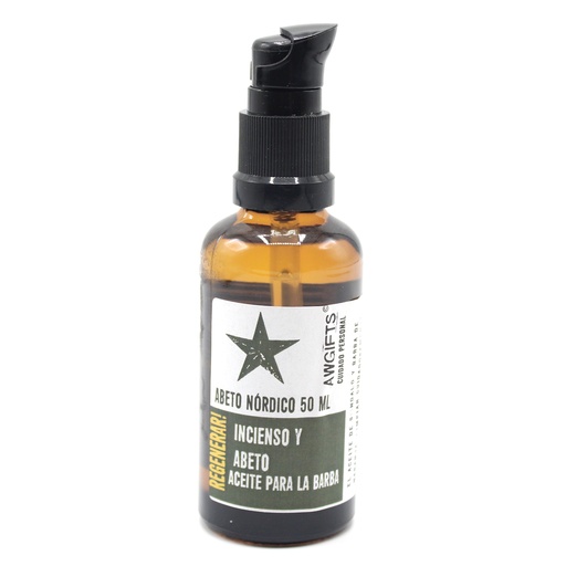 [BeardO-02] 50ml Aceite para la barba - Abeto Nórdico  - Regenera!